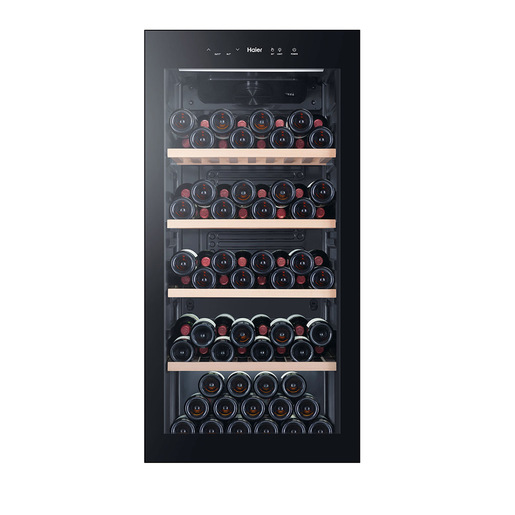 Image of Haier Wine Bank 60 Serie 5 WS120GA Cantinetta vino con compressore Libera installazione Nero 117 bottiglia/bottiglie