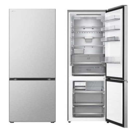 Image of LG GBBW726CMB Frigorifero combinato Fit & Max 70cm, Classe C, 465L, AI Fresh,Wi-Fi, Metal Fresh, Door Cooling, Metal Sorbet