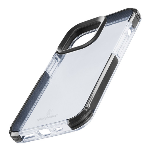 Image of Cellularline Tetra Force Strong Guard - iPhone 15 Pro Custodia flessibile ultra-protettiva, anti-shock con tecnologia antibatterica Microban® integrat