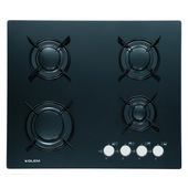 Glem Gas GV64BK Piano Cottura Nero Da Incasso 60 Cm 4 Fornello(I)-image