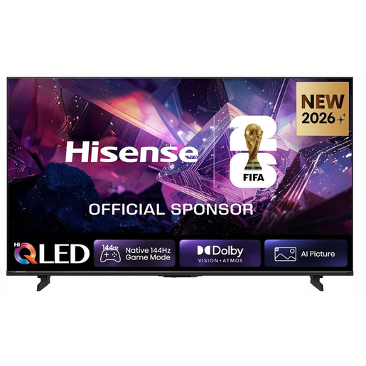 Hisense Smart TV QLED 144Hz 55'' 4K 55Q7S PRO, Audio Dolby Atmos, VIDAA OS con 1000+ APP, Dolby Vision IQ, HDR 10+, Native 144Hz Game Mode, AirPlay2, Ale