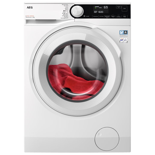 Aeg LR7D96CW Serie 7000 Lavatrice Carica Frontale 9 KG 1600 Giri/min Classe B (Bianco - Nero)