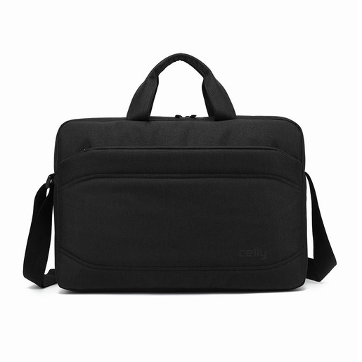 Image of Celly MESSENGERBAGBK borsa per laptop 40,6 cm (16'') Borsa da corriere Nero