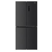 Electroline 4DE58NV1KD0 Frigorifero 4 Porte Libera Installazione D Nero, Acciaio Inox-image