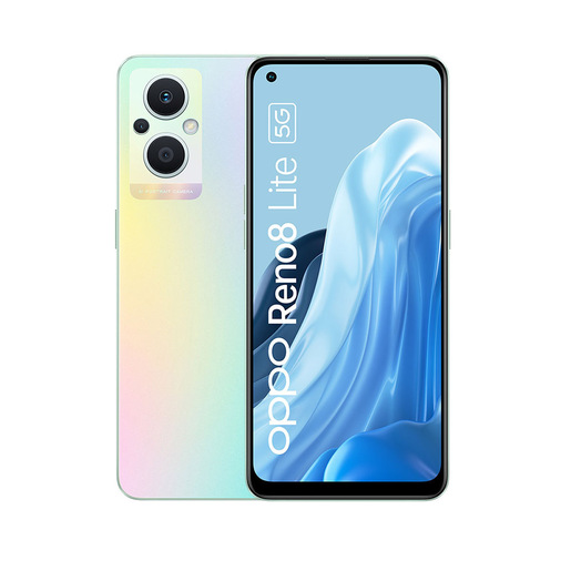 OPPO Reno RENO8 Lite Smartphone, AI Tripla fotocamera 64+2+2MP, Displa