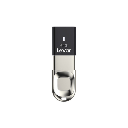 Lexar JumpDrive Fingerprint F35 unità flash USB 64 GB USB tipo A 3.2 Gen 1 (3.1 Gen 1) Nero, Argento
