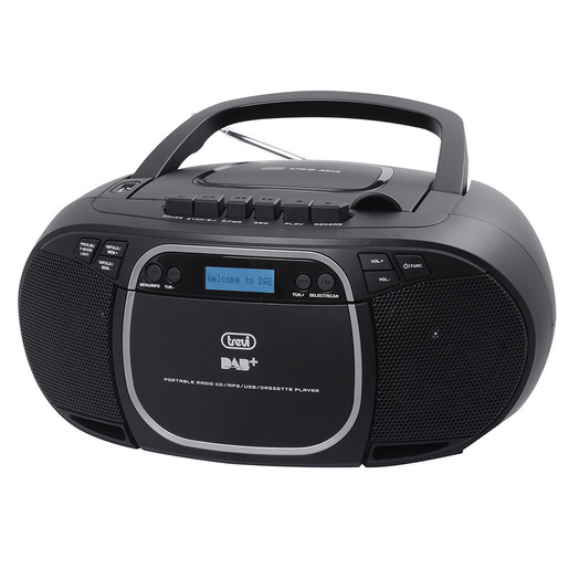 Image of Trevi CMP 576 DAB Digitale 3 W DAB, DAB+, FM Nero Riproduzione MP3