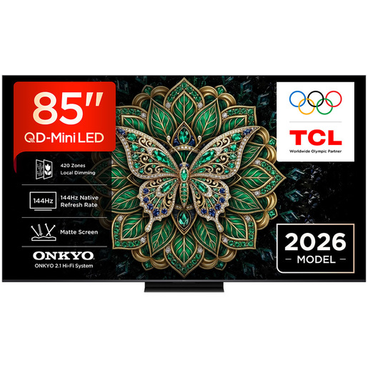 immagine di TCL 85C6K Pro 4K Ultra HD Smart TV 85" (Nero)
