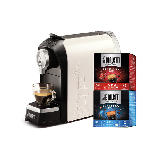 Image of Bialetti Bundle Super Bianco + 32 caps