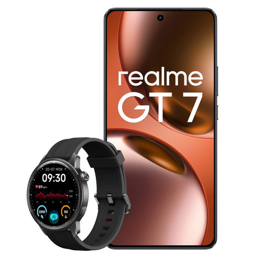 Image of realme GT 7 17,2 cm (6.78'') Doppia SIM Android 15 5G USB tipo-C 12 GB 512 GB 7000 mAh Nero