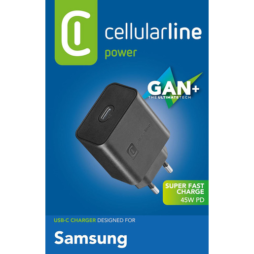 Image of Cellularline Super Fast Charger PD 45W Caricabatterie da rete USB-C 45W