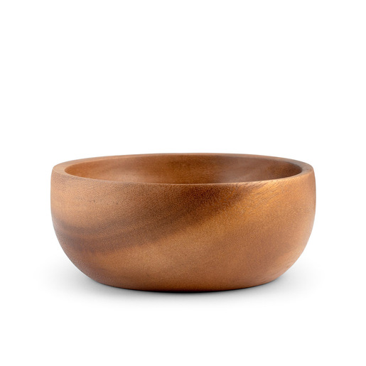 Image of H&H Lifestyle Coppa Acacia in legno forma tonda cm 19x8
