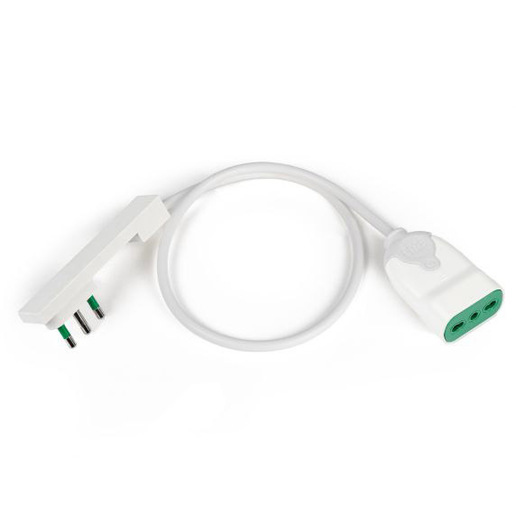 Image of FANTON 92012 prolunghe e multiple 1 m 1 presa(e) AC Interno Bianco