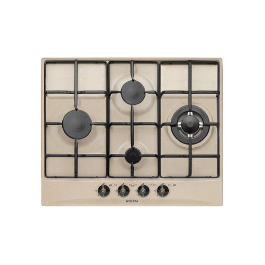 Image of Glem Gas GT645SA piano cottura Sabbia Da incasso 60 cm 4 Fornello(i)