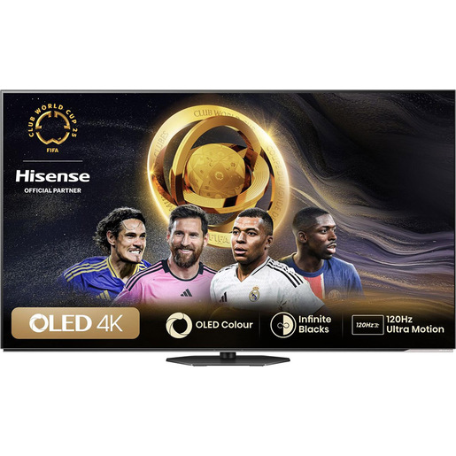 Image of Hisense 55A85N 139,7 cm (55'') 4K Ultra HD Smart TV Wi-Fi Nero, Grigio 150 cd/m²