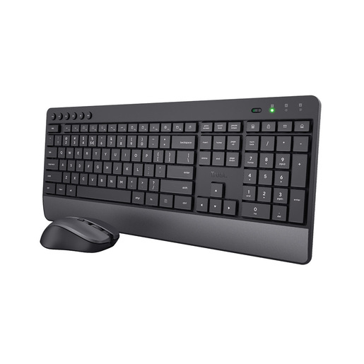 Image of Trust Trezo tastiera Mouse incluso Universale RF Wireless QWERTY Italiano Nero