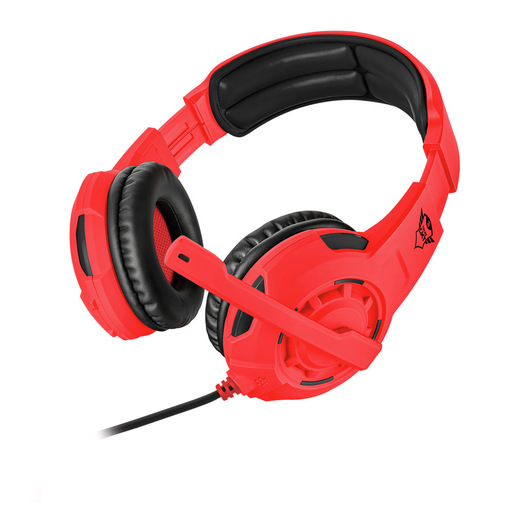 Image of Trust GXT 310-SR Spectra Auricolare Cablato A Padiglione Gaming Nero, Rosso