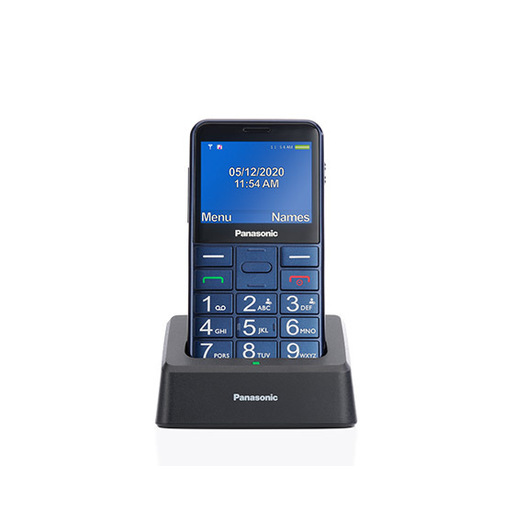 Image of Panasonic KX-TU155 6,1 cm (2.4'') 102 g Blu Telefono di livello base