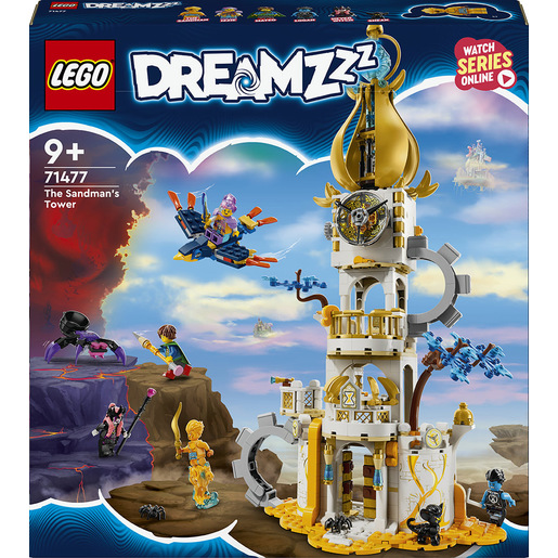 Image of LEGO DREAMZzz 71477 La Torre di Sandman, Castello Giocattolo Trasformabile con Personaggi, Regalo per Bambini di 9+ Anni