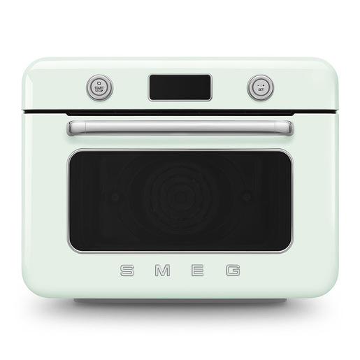 Image of Smeg Forno combinato a vapore da appoggio 50's Style - Verde Pastello - COF01PGEU