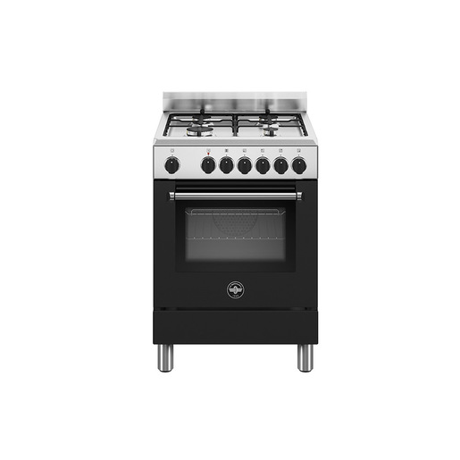 Image of Bertazzoni La Germania Americana AMN664ENEV/24 cucina Elettrico Gas Nero