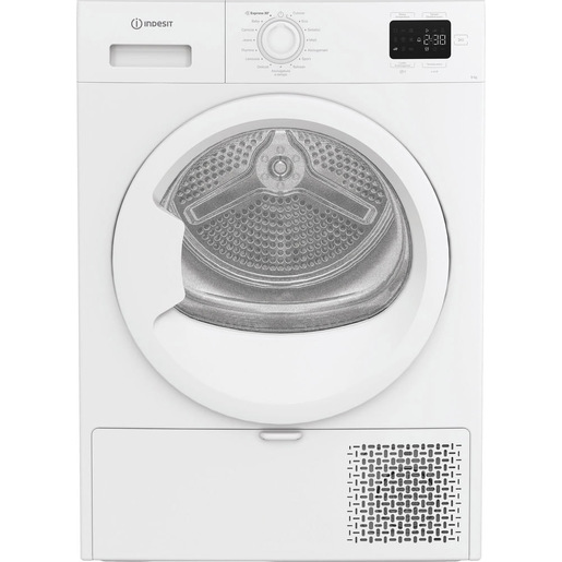 Image of Indesit C YD 93D WW IT, Capacità 9kg, classe D, colore White, Dispay digitale, QuickDry