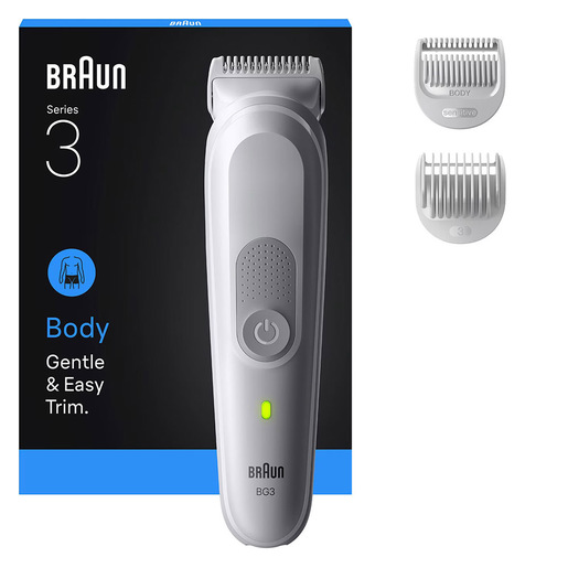 Image of Braun Series 3 BG3530 rasoio elettrico / regolabarba / tagliabasette Grigio