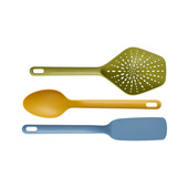 Guzzini Set 3 Mestoli: Schiumaiola, Cucchiaione, Spatola-image