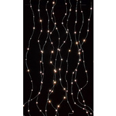 Regalo Tenda 400 Micro Led Con Controller E Cascate Alternate (Luce Fissa E 8 Giochi Di Luce) Da Interno/Esterno-image