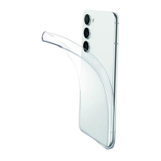 Image of Cellularline Fine - Galaxy S23 FE Cover in gomma morbida ultra sottile e trasparente