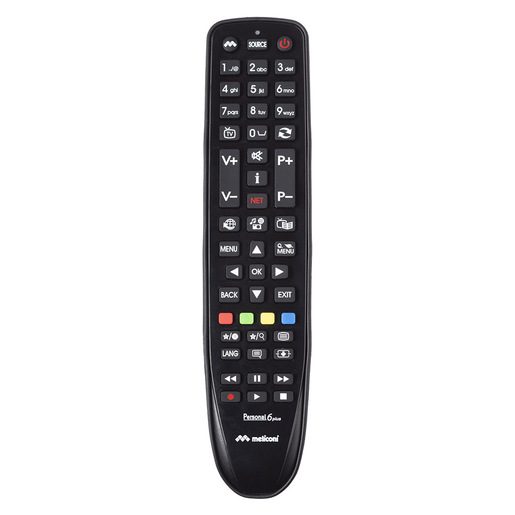 Image of Meliconi Gumbody Personal 6 plus telecomando IR Wireless TV Pulsanti