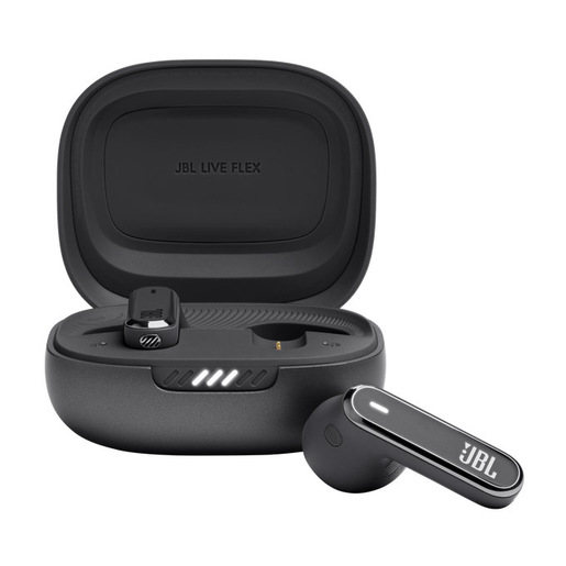 JBL Live Auricolari Wireless Bluetooth, Design Open-Ear Resistente ad Acqua e Polvere IP54, Cancellazione Adattiva del Rumore, 6 Microfoni, Surround, fin