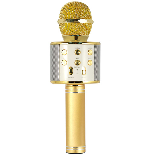 Image of Xtreme Hollywood Oro, Argento Microfono per karaoke