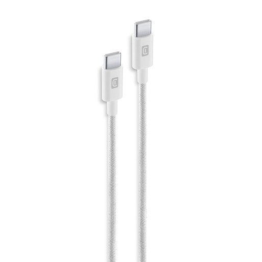 Cellularline Cavo Telato 150 cm - USB-C to USB-C Cavo telato ultra-resistente