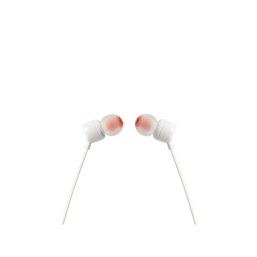 Image of JBL Tune 110 Auricolare Cablato In-ear MUSICA Bianco