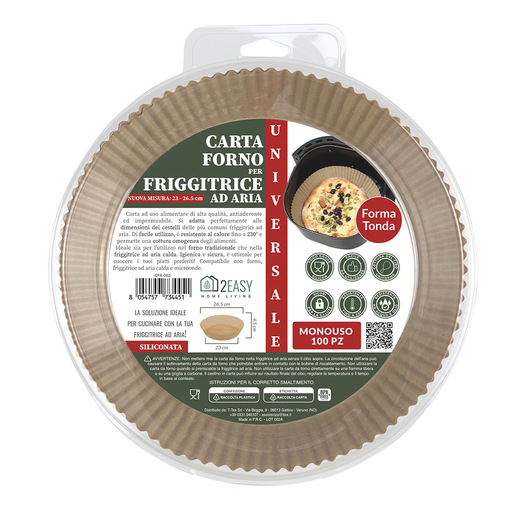 Image of 2Easy CFR002 Carta da forno 100 fogli Marrone 230 °C