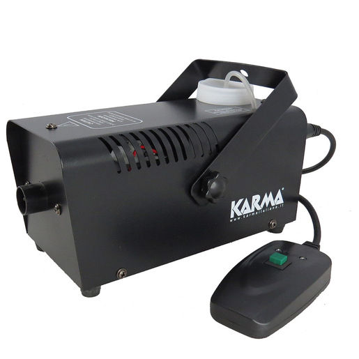Karma Italiana DJ 701 macchina del fumo Smoke machine Acqua 0,3 L Nero