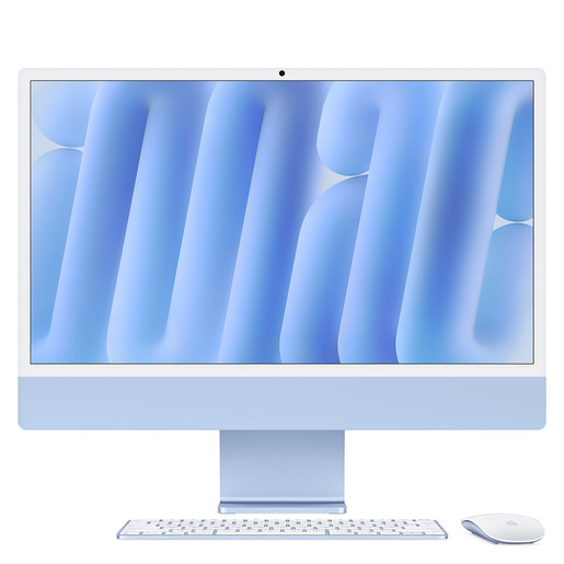 Apple iMac 24''Retina Display 4,5K, Chip M4 con CPU 10‐core, GPU 10‐core, 24GB, 512GB SSD, Blu