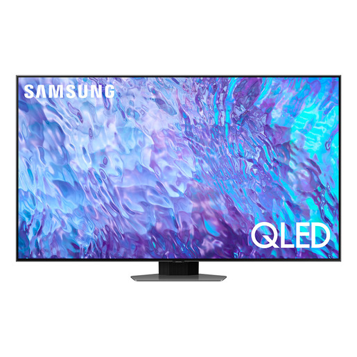 Image of Samsung Series 8 TV QE98Q80CATXZT QLED 4K, Smart TV 98'' Processore Neural Quantum 4K, SuperSlim Design, Carbon Silver 2023