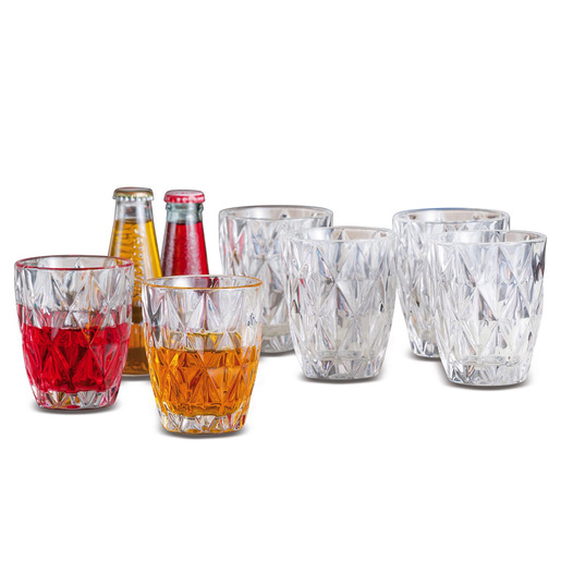 Image of Regalo Set 6 bicchieri in vetro ''Glove''