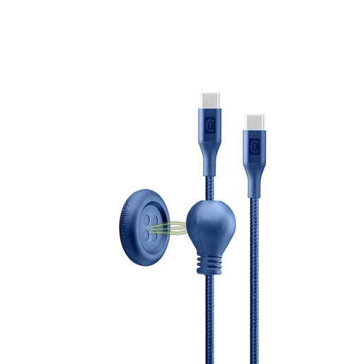 Image of Cellularline Click Cable 150cm - USB-C to USB-C Cavo USB-C to USB-C da comodino