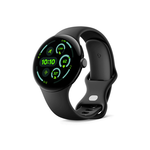 Google Pixel Watch 3 AMOLED 45 mm Digitale Touch screen 4G Nero Wi-Fi GPS (satellitare)