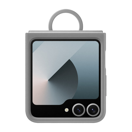 Image of Samsung Galaxy Z Flip6 Silicone Case with Ring Grigia