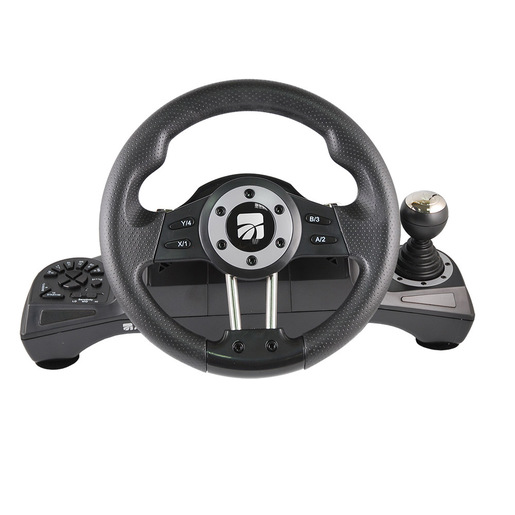 Image of Xtreme Diablo Nero USB 2.0 Sterzo + Pedali Analogico/Digitale PC, Xbox One