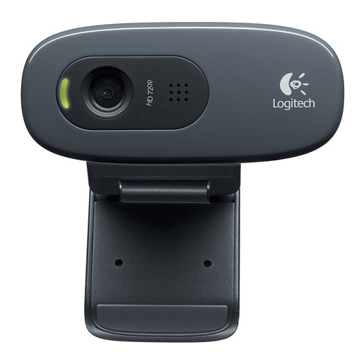 Image of Logitech C270 Webcam HD, HD 720p/30fps, Videochiamate HD Widescreen, C