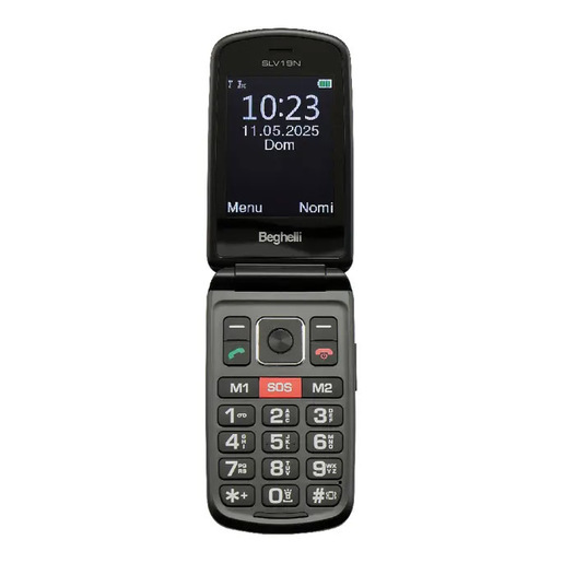 Image of Beghelli 9205N cellulare 7,11 cm (2.8'') 106 g Nero Telefono per anziani