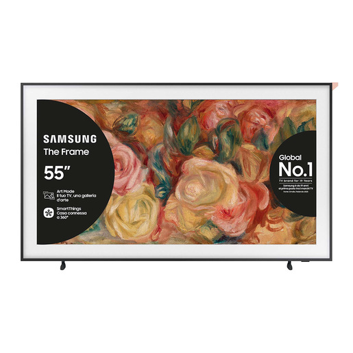 Image of Samsung TV QLED televisore 4K 55'' QE55LS03DAUXZT Smart TV Wi-Fi nero 2024, Matte Display, Processore Quantum 4K, Modern Frame Design, Dolby Atmos cod015