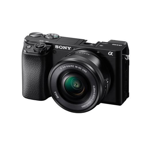 Image of Sony ? Alpha 6100 Kit Fotocamera Digitale Mirrorless con Obiettivo Intercambiabile SELP 16-50mm, Sensore APS-C, Video 4K, Real Time Eye AF, Real Time