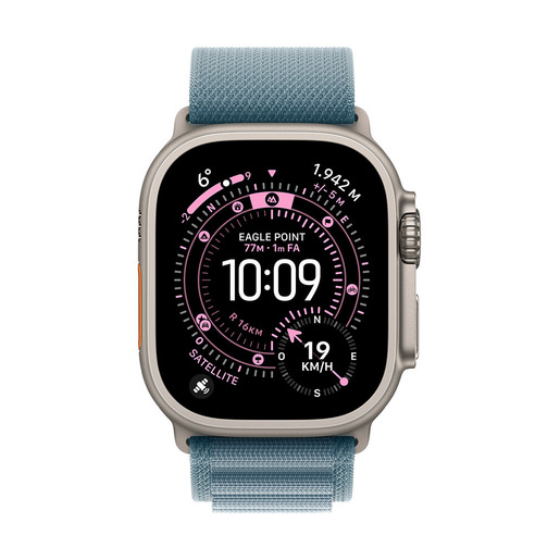 Apple Alpine Loop blu chiaro (49 mm) - Small - Titanio nero