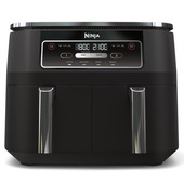 Ninja AF200EU Friggitrice Doppia 7,6 L Indipendente 2400 W Friggitrice Ad Aria Calda Nero-image